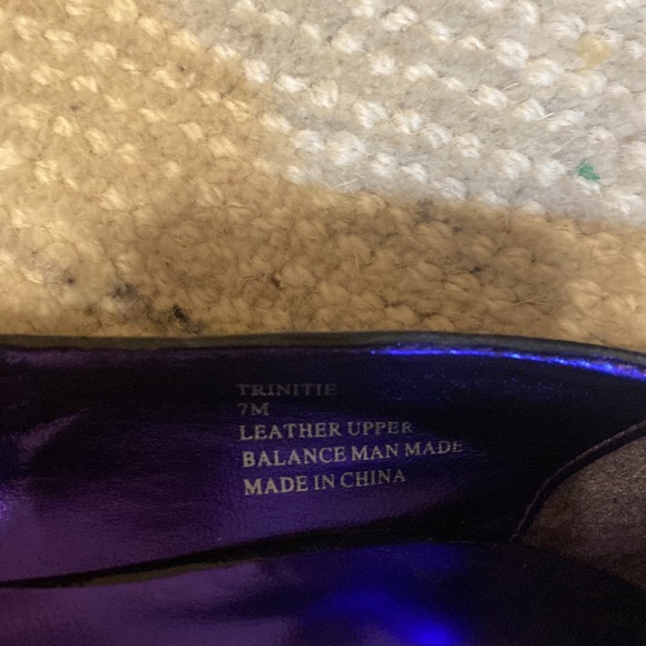 ❤️❤️Steve Madden Trinite leather black heels size 7 great condition! - Picture 4 of 7